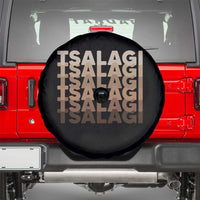 Cherokee Tsalagi Heritage Pride Stacked Typography Spare Tire Cover