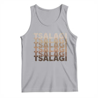 Cherokee Tsalagi Heritage Pride Stacked Typography Tank Top