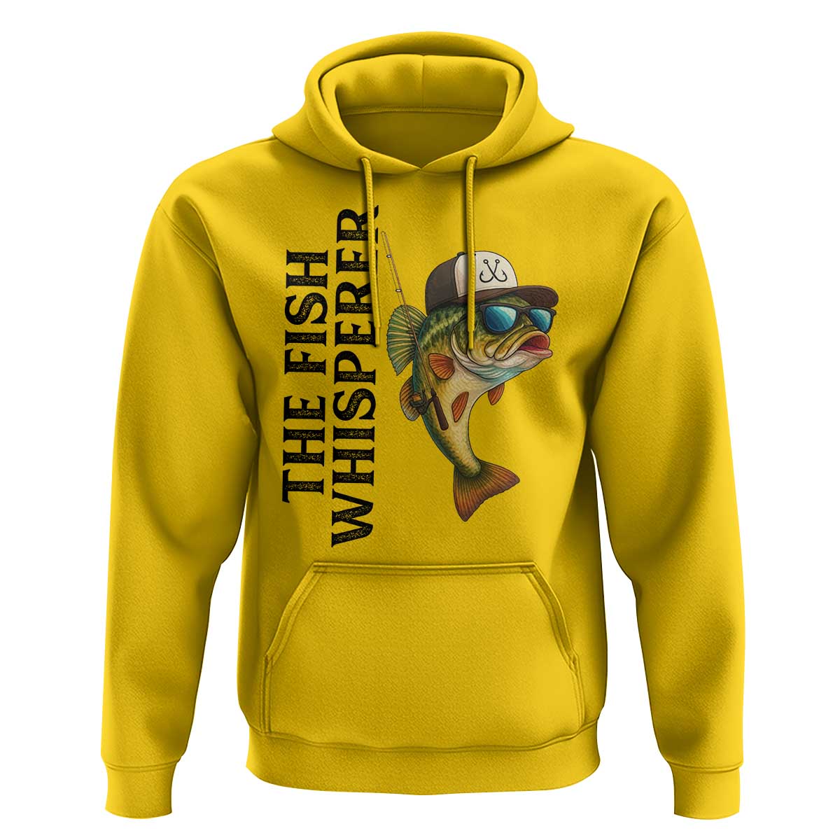 Funny The Fish Whisperer Fishing Hoodie Angler Lover Gift