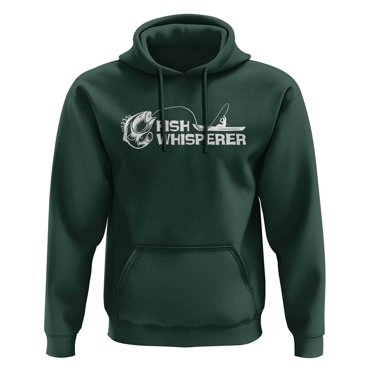 The Fish Whisperer Hoodie Funny Fishing Gift - Wonder Print Shop