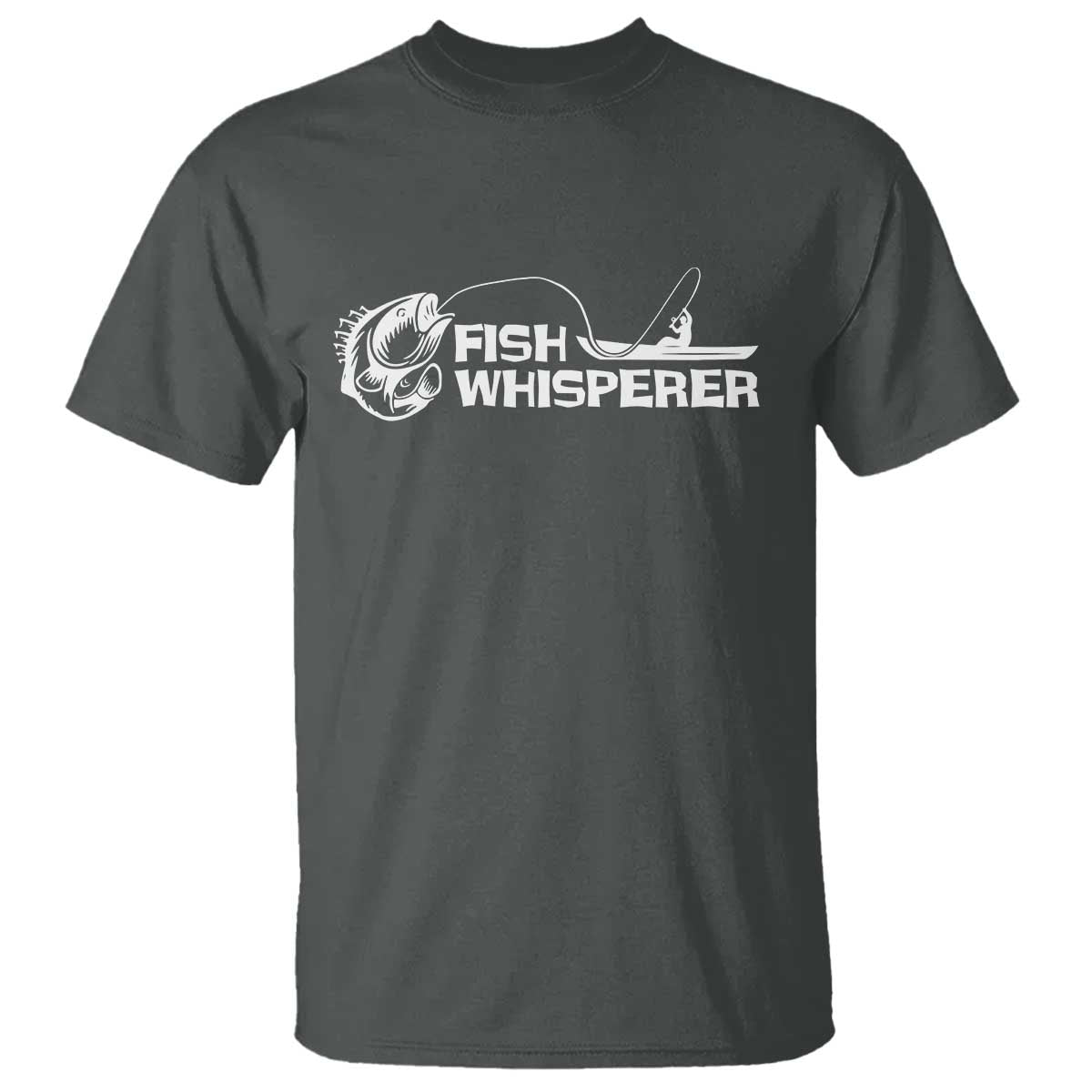 The Fish Whisperer T Shirt Funny Fishing Gift - Wonder Print Shop