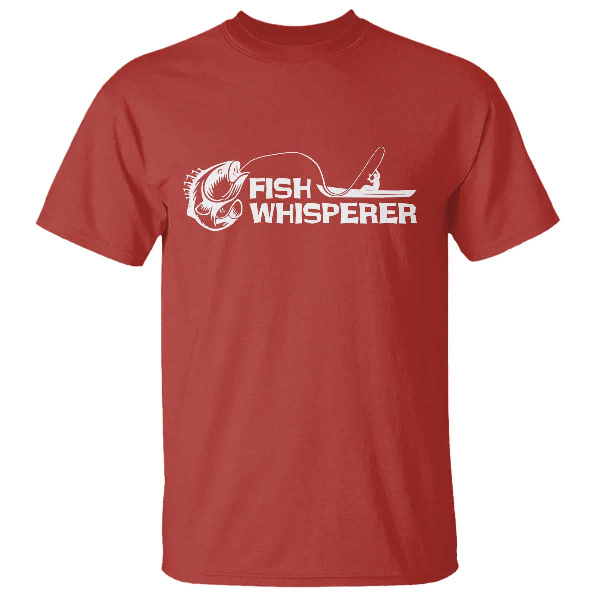 The Fish Whisperer T Shirt Funny Fishing Gift - Wonder Print Shop