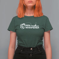 The Fish Whisperer T Shirt For Women Funny Fishing Gift - Wonder Print Shop