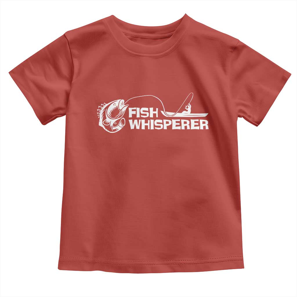 The Fish Whisperer Toddler T Shirt Funny Fishing Gift - Wonder Print Shop