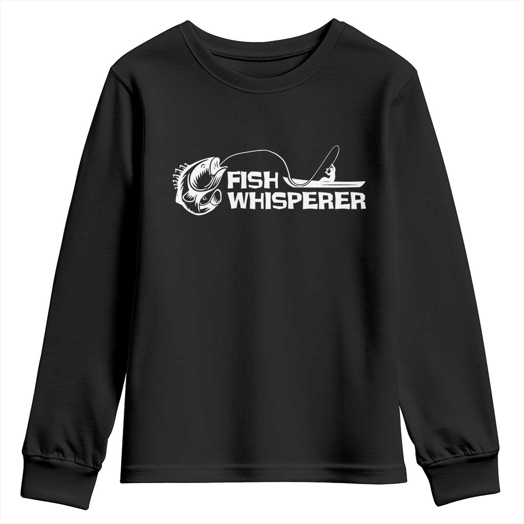 The Fish Whisperer Youth Sweatshirt Funny Fishing Gift - Wonder Print Shop