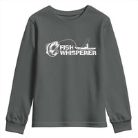 The Fish Whisperer Youth Sweatshirt Funny Fishing Gift - Wonder Print Shop
