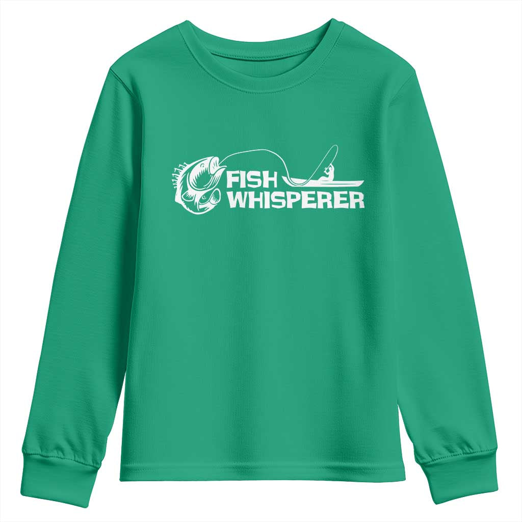 The Fish Whisperer Youth Sweatshirt Funny Fishing Gift - Wonder Print Shop