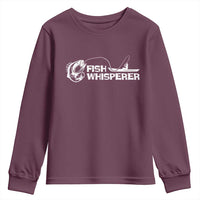 The Fish Whisperer Youth Sweatshirt Funny Fishing Gift - Wonder Print Shop