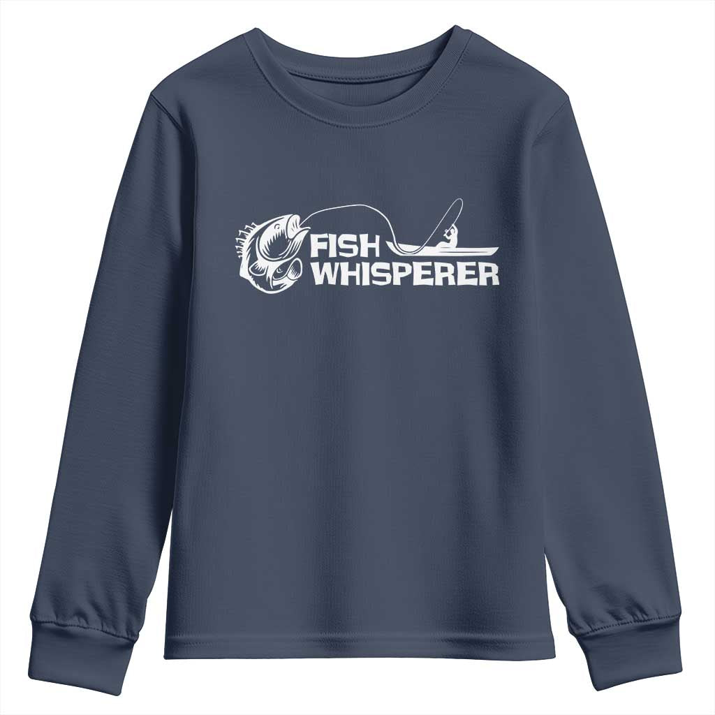 The Fish Whisperer Youth Sweatshirt Funny Fishing Gift - Wonder Print Shop