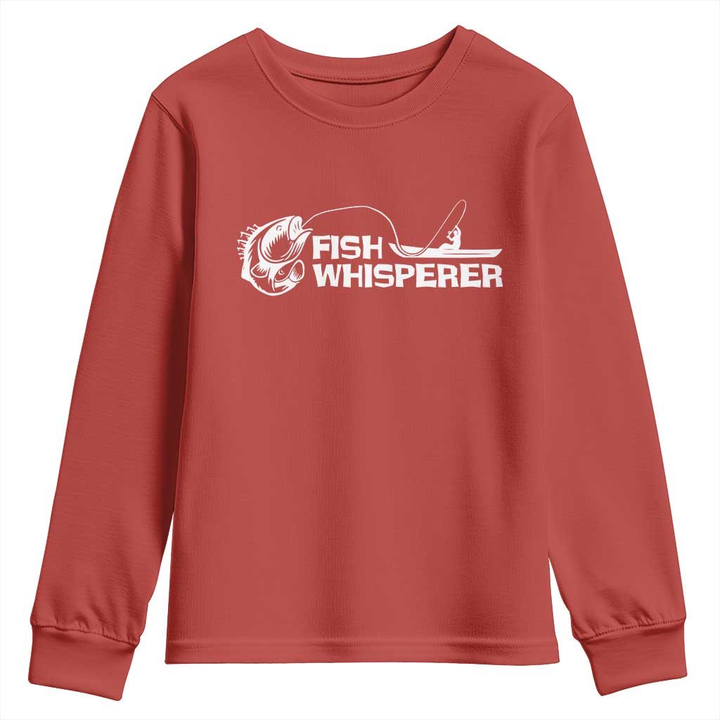 The Fish Whisperer Youth Sweatshirt Funny Fishing Gift - Wonder Print Shop