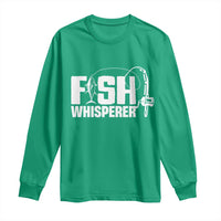 The Fish Whisperer Long Sleeve Shirt Fish Lover Humor - Wonder Print Shop