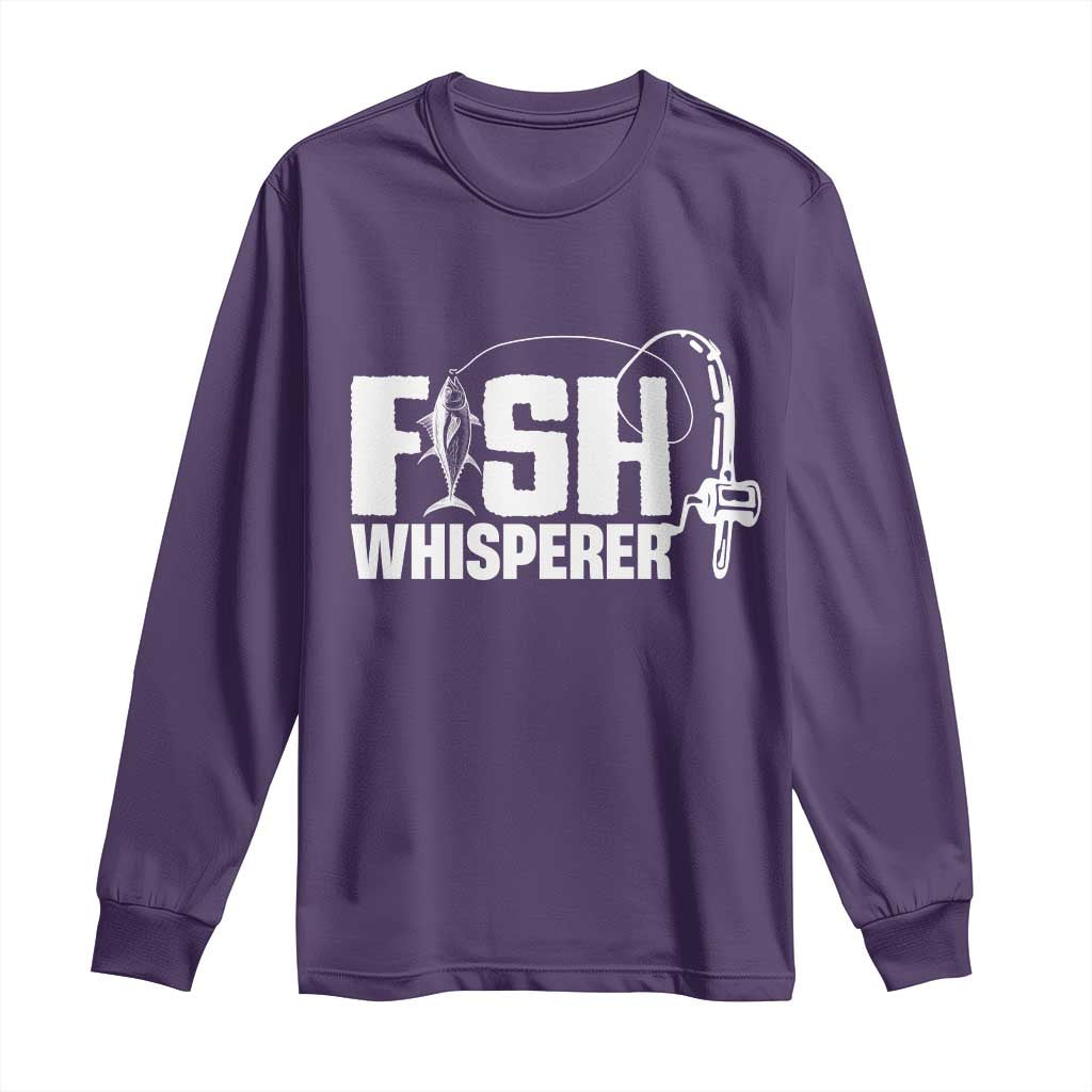 The Fish Whisperer Long Sleeve Shirt Fish Lover Humor - Wonder Print Shop