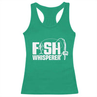 The Fish Whisperer Racerback Tank Top Fish Lover Humor - Wonder Print Shop