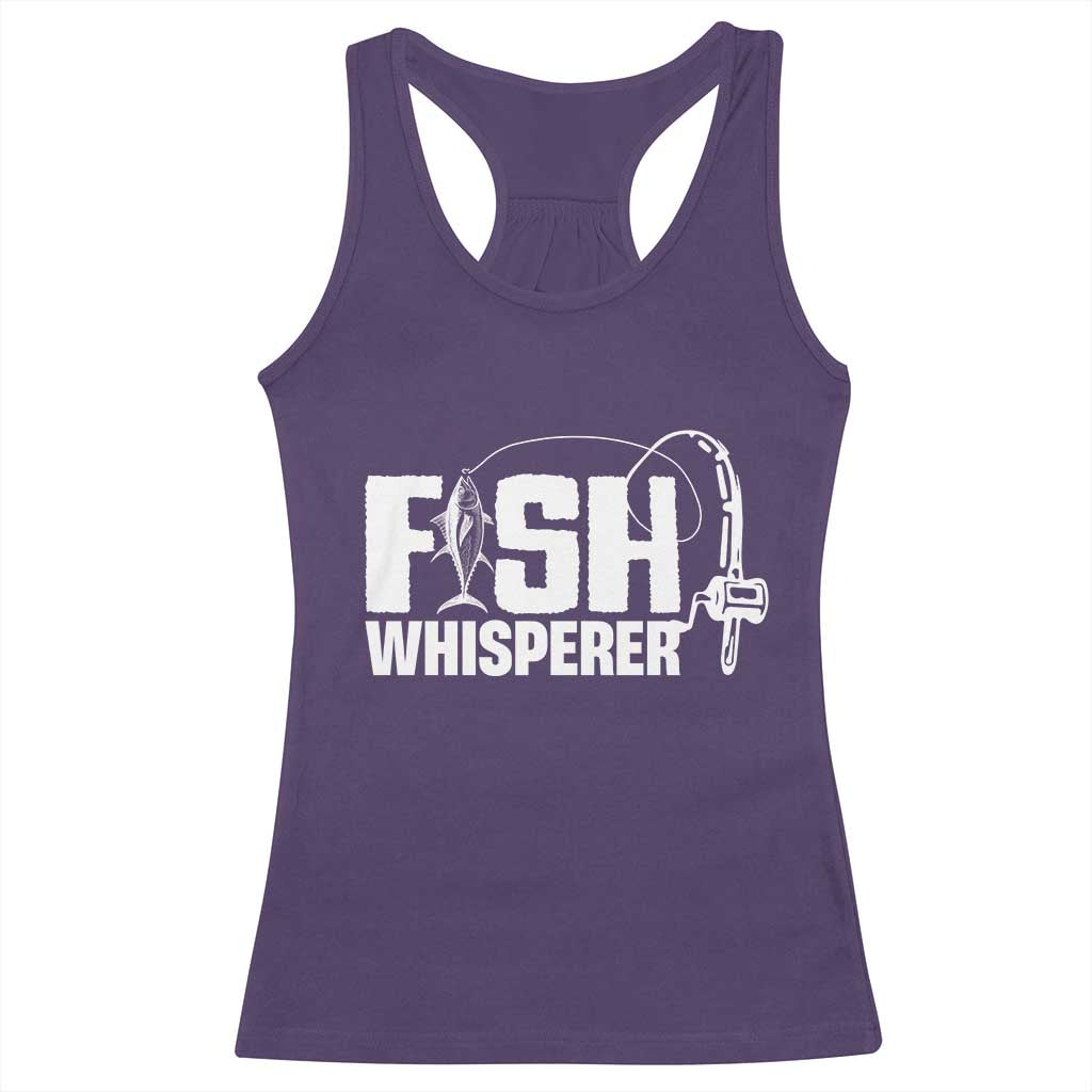 The Fish Whisperer Racerback Tank Top Fish Lover Humor - Wonder Print Shop