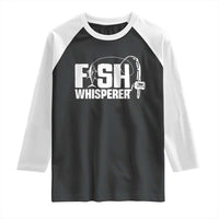 The Fish Whisperer Raglan Shirt Fish Lover Humor - Wonder Print Shop