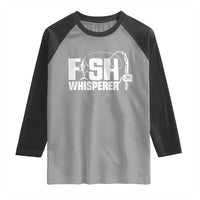 The Fish Whisperer Raglan Shirt Fish Lover Humor - Wonder Print Shop