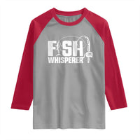The Fish Whisperer Raglan Shirt Fish Lover Humor - Wonder Print Shop
