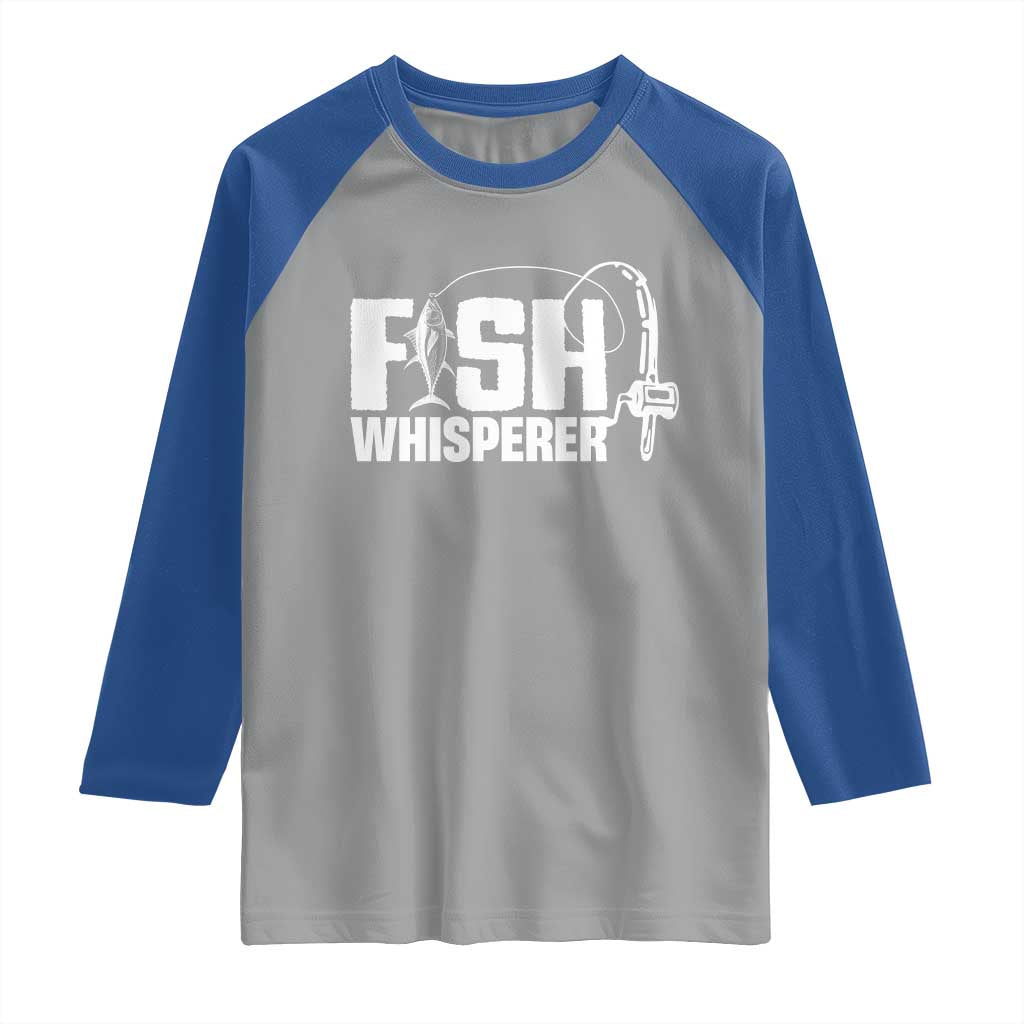 The Fish Whisperer Raglan Shirt Fish Lover Humor - Wonder Print Shop