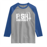 The Fish Whisperer Raglan Shirt Fish Lover Humor - Wonder Print Shop