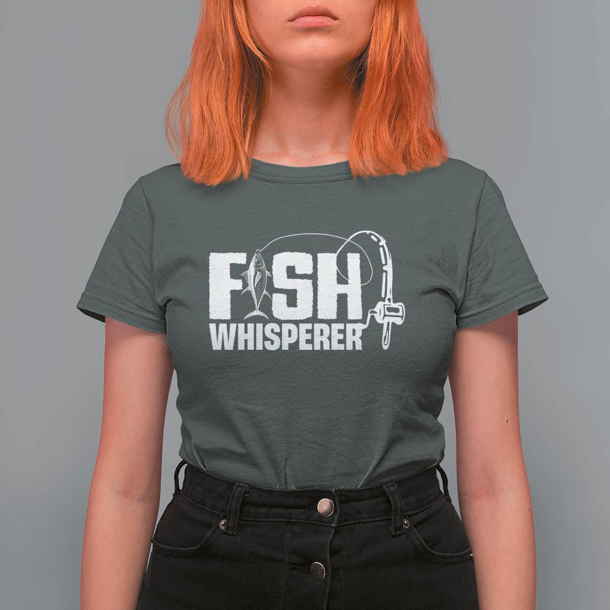 The Fish Whisperer T Shirt For Women Fish Lover Humor - Wonder Print Shop