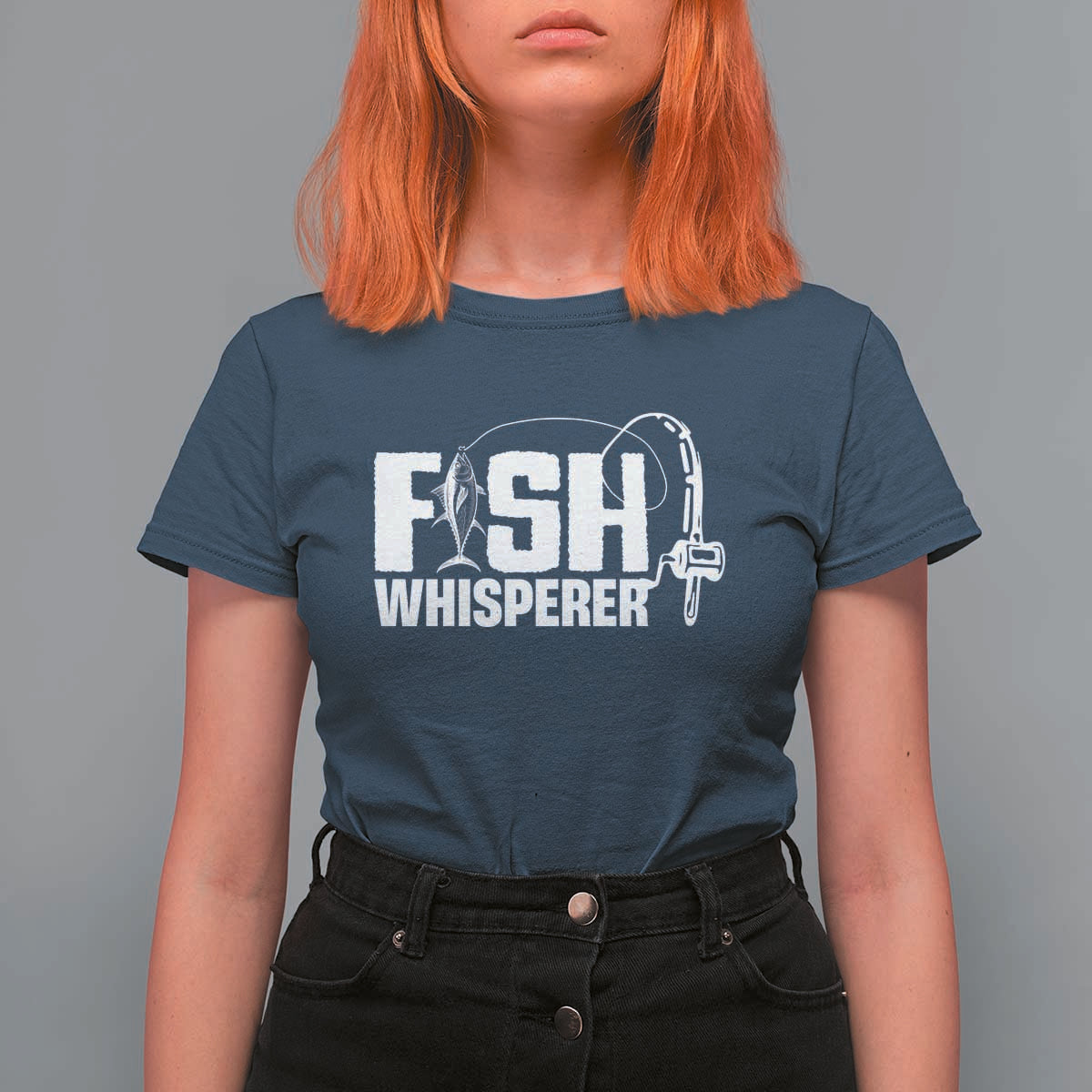 The Fish Whisperer T Shirt For Women Fish Lover Humor - Wonder Print Shop