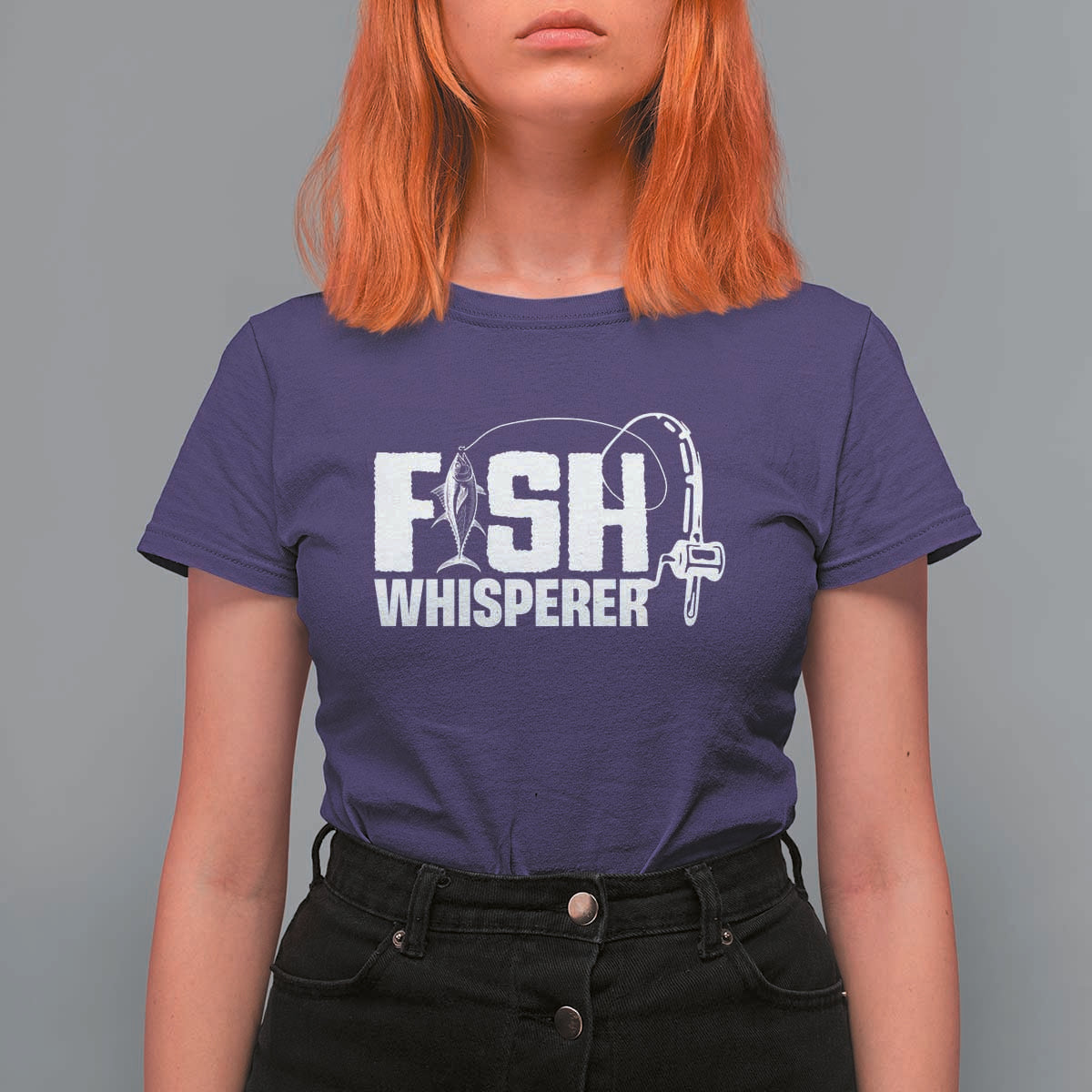 The Fish Whisperer T Shirt For Women Fish Lover Humor - Wonder Print Shop