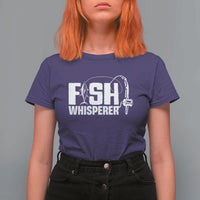 The Fish Whisperer T Shirt For Women Fish Lover Humor - Wonder Print Shop