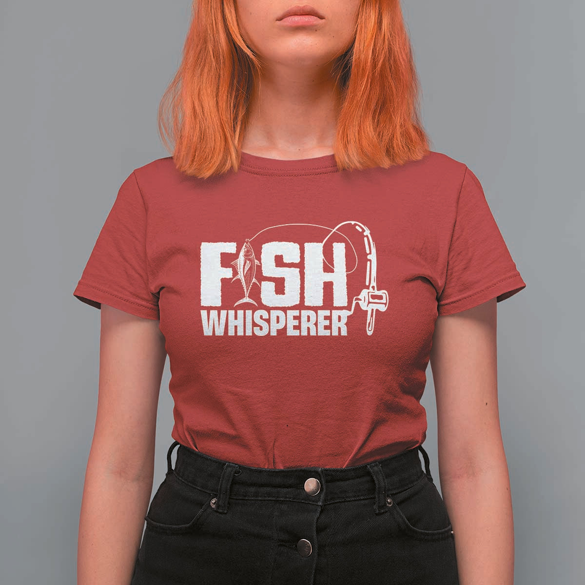 The Fish Whisperer T Shirt For Women Fish Lover Humor - Wonder Print Shop