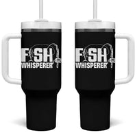The Fish Whisperer Tumbler With Handle Fish Lover Humor