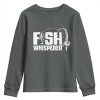 The Fish Whisperer Youth Sweatshirt Fish Lover Humor - Wonder Print Shop