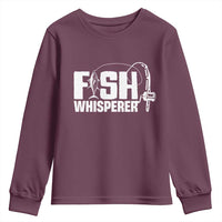 The Fish Whisperer Youth Sweatshirt Fish Lover Humor - Wonder Print Shop