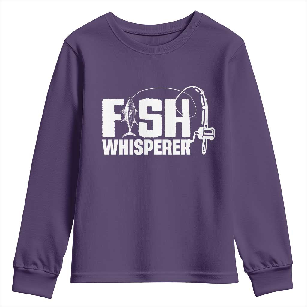 The Fish Whisperer Youth Sweatshirt Fish Lover Humor - Wonder Print Shop