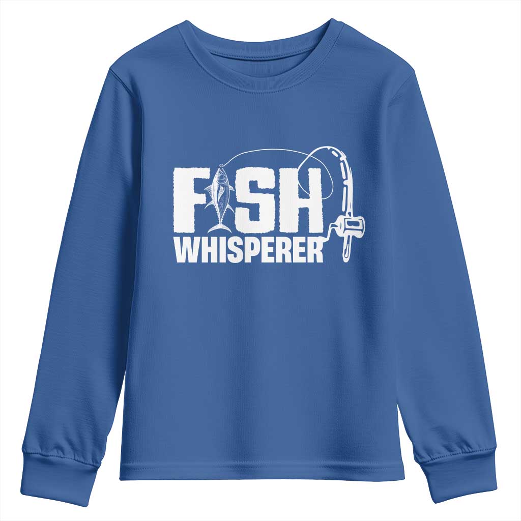 The Fish Whisperer Youth Sweatshirt Fish Lover Humor - Wonder Print Shop