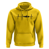 Fish And Forest Fishing Lover Heartbeat Gift Hoodie - Wonder Print Shop