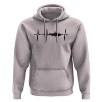 Fish And Forest Fishing Lover Heartbeat Gift Hoodie - Wonder Print Shop