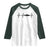 Fish And Forest Fishing Lover Heartbeat Gift Raglan Shirt - Wonder Print Shop