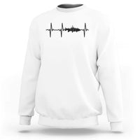 Fish And Forest Fishing Lover Heartbeat Gift Sweatshirt - Wonder Print Shop