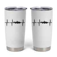 Fish And Forest Fishing Lover Heartbeat Gift Tumbler Cup