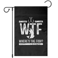 Where Is The Fish Garden Flag Funny WTF Fishing Gift - Wonder Print Shop
