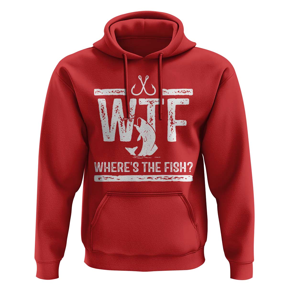 Where Is The Fish Hoodie Funny WTF Fishing Gift - Wonder Print Shop