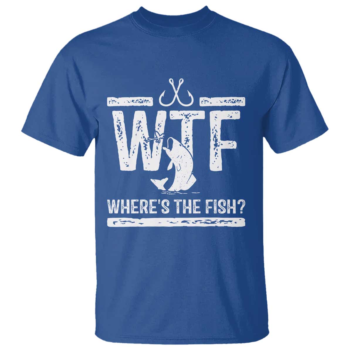 Where Is The Fish T Shirt Funny WTF Fishing Gift - Wonder Print Shop