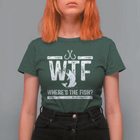 Where Is The Fish T Shirt For Women Funny WTF Fishing Gift - Wonder Print Shop