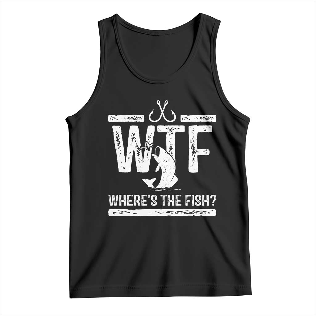 Where Is The Fish Tank Top Funny WTF Fishing Gift - Wonder Print Shop