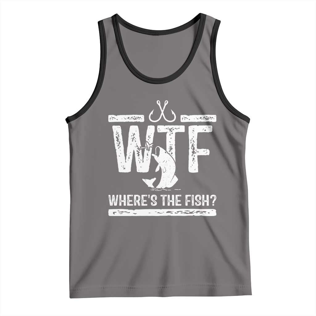 Where Is The Fish Tank Top Funny WTF Fishing Gift - Wonder Print Shop