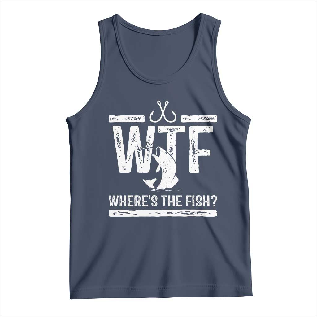 Where Is The Fish Tank Top Funny WTF Fishing Gift - Wonder Print Shop