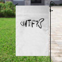 WTF Where Is The Fish Garden Flag Funny Fisherman Gift