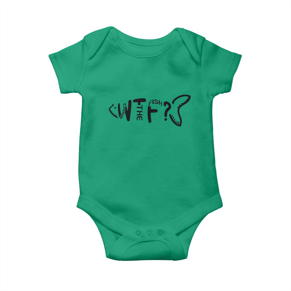 WTF Where Is The Fish Baby Onesie Funny Fisherman Gift