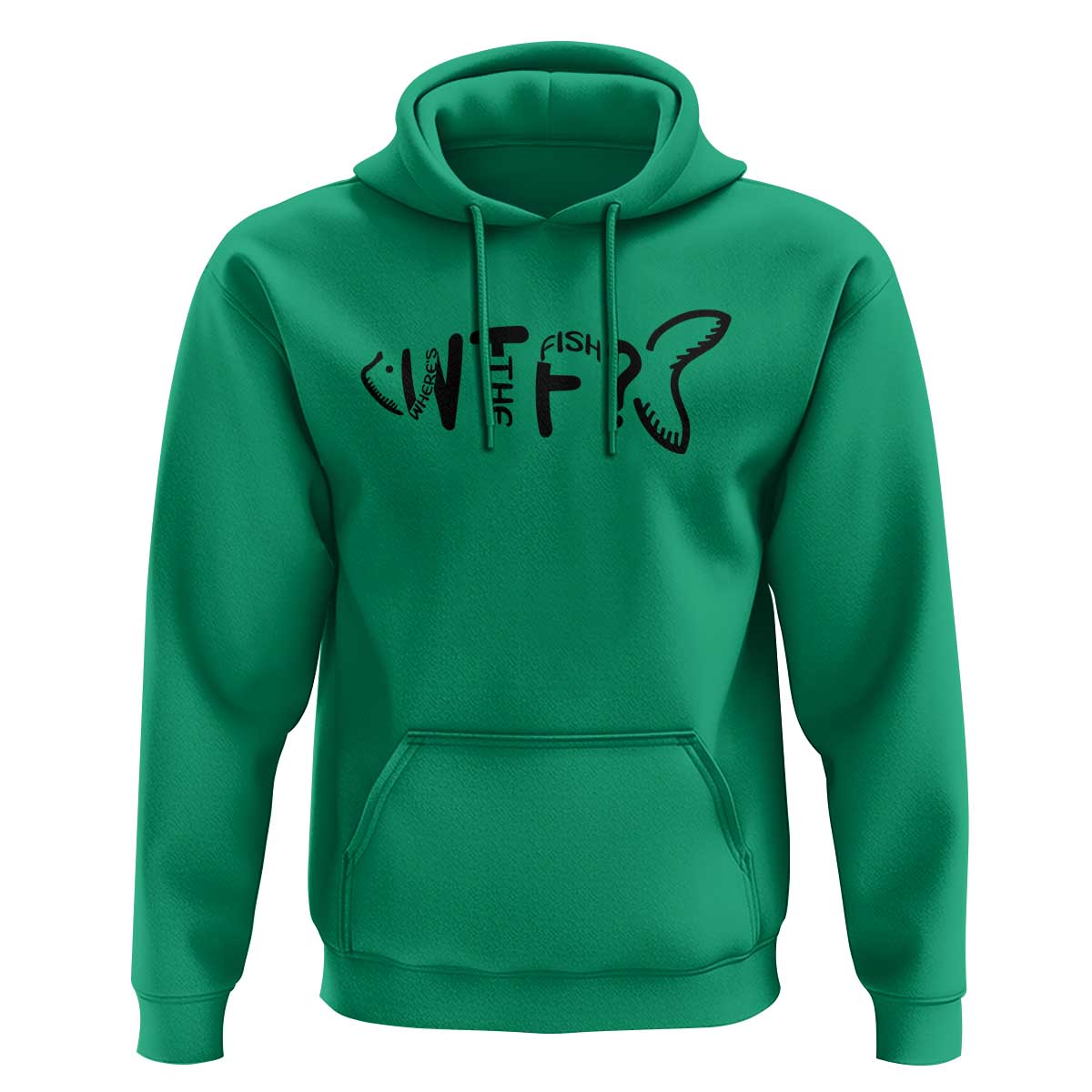 WTF Where Is The Fish Hoodie Funny Fisherman Gift