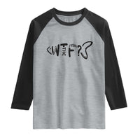 WTF Where Is The Fish Raglan Shirt Funny Fisherman Gift