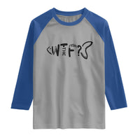 WTF Where Is The Fish Raglan Shirt Funny Fisherman Gift